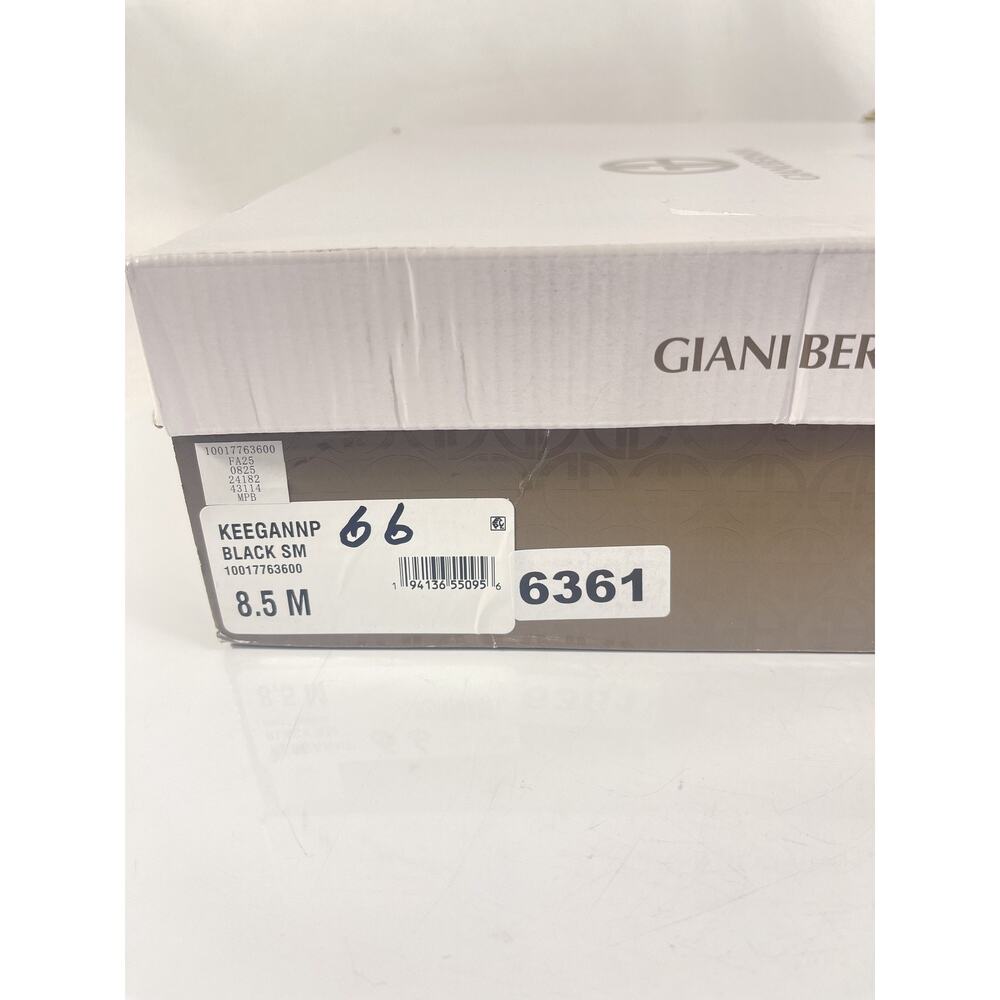 Giani Bernini Boots Womens Size 8.5 Black Keegannp Combat Lace Up Block Heel - Picture 9 of 10